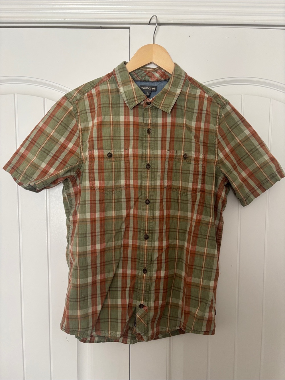 Toad & Co Plaid Short-Sleeve Button-Down Shirt